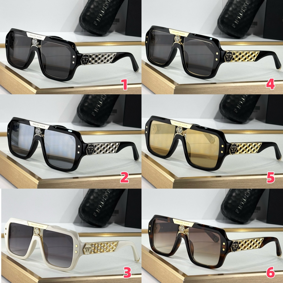 Philipp Plein Glasses SPP079 53-20-145 - Image 2