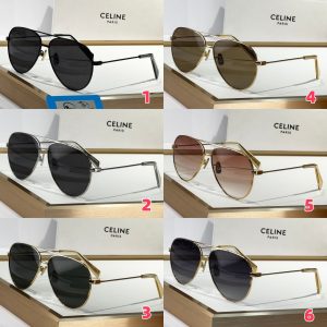 Alternative view of Celine Aviator Sunglasses CL40062 61-12-145