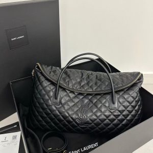 Alternative view of ES GIANT TRAVEL BAG IN QUILTED LEATHER - Handbags - YSL - Luxury Brands Bags