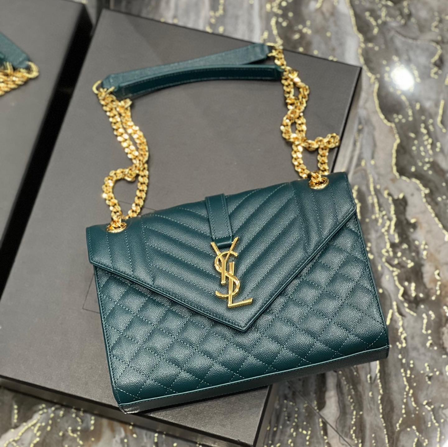 YSL BORSA ENVELOPE MEDIUM 24CM - Handbags - YSL - Luxury Brands Bags - Image 2