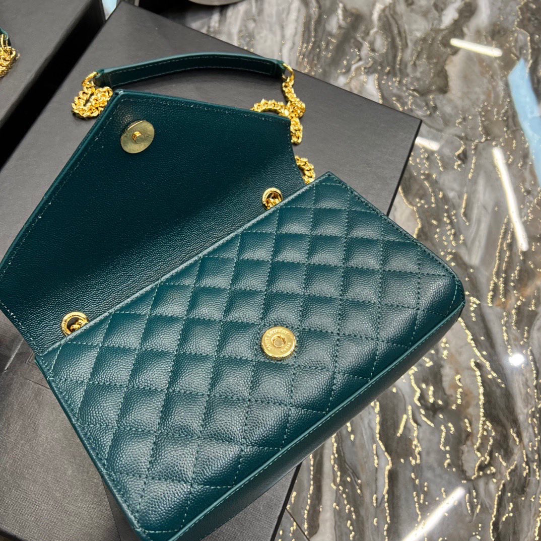 YSL BORSA ENVELOPE MEDIUM 24CM - Handbags - YSL - Luxury Brands Bags - Image 4