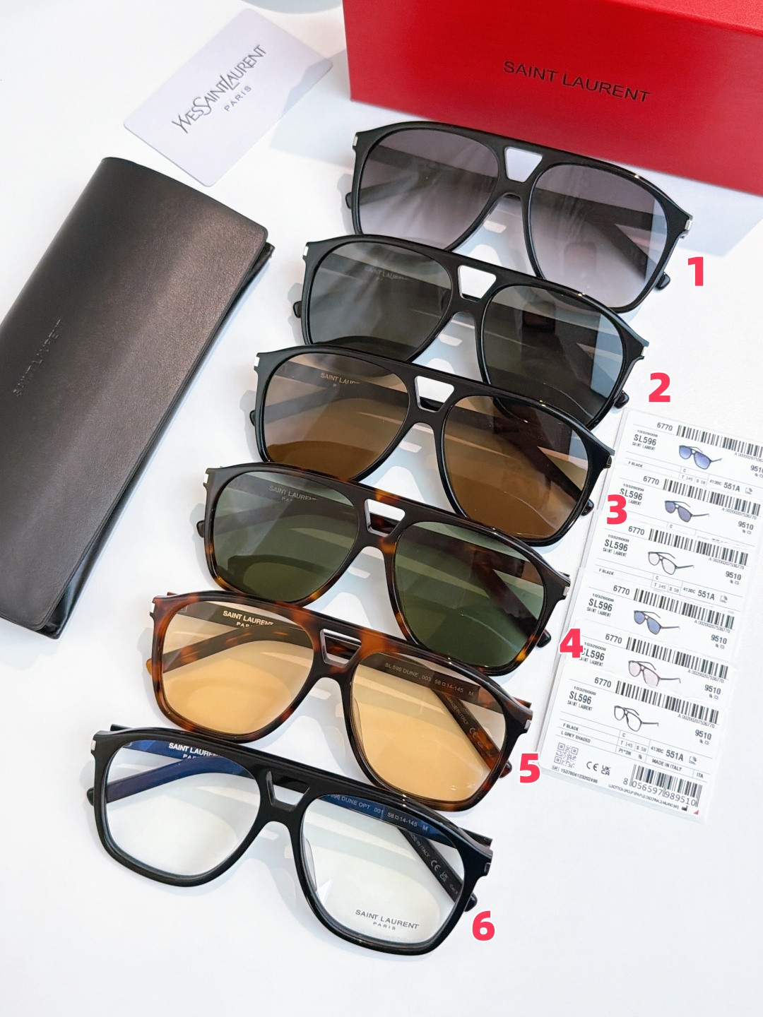 YSL Glasses SL596 58-14-145 - Image 2