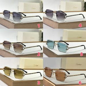 Alternative view of Cartier Glasses CT0662S 57-18-145