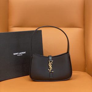 Alternative view of YSL MINI LE 5 ¨¤ 7 IN SMOOTH LEATHER NOIR  19 X 11.5 X 4.5 CM