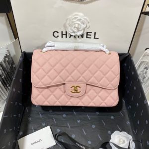 Alternative view of Chanel Classic Flap Jumbo30 CF Pink Gold