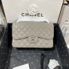 Chanel Classic Flap Jumbo 30cm CF Grey Silver