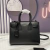 YSL SAC DE JOUR BABY IN SHINY LEATHER BLACK
