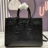 YSL SAC DE JOUR SMALL IN CROCODILE EMBOSSED LEATHER