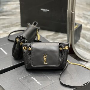 Alternative view of YSL MINI NOLITA BLACK