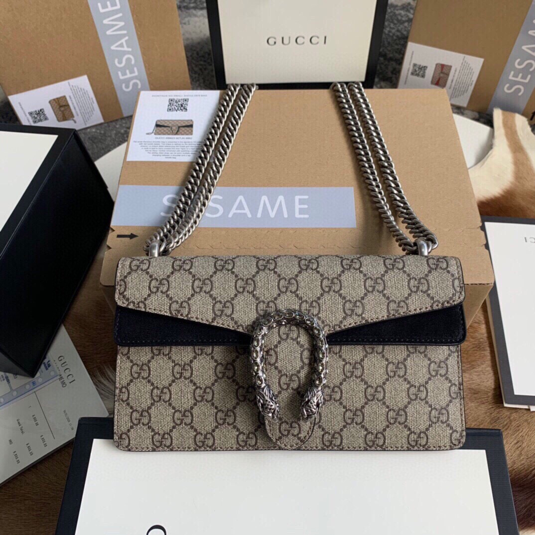 GUCCI DIONYSUS SMALL RECTANGULAR BAG 25x13.5x7cm