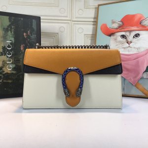 Alternative view of GUCCI DIONYSUS SMALL SHOULDER BAG WHITE 11"Wx7"Hx3.5"D