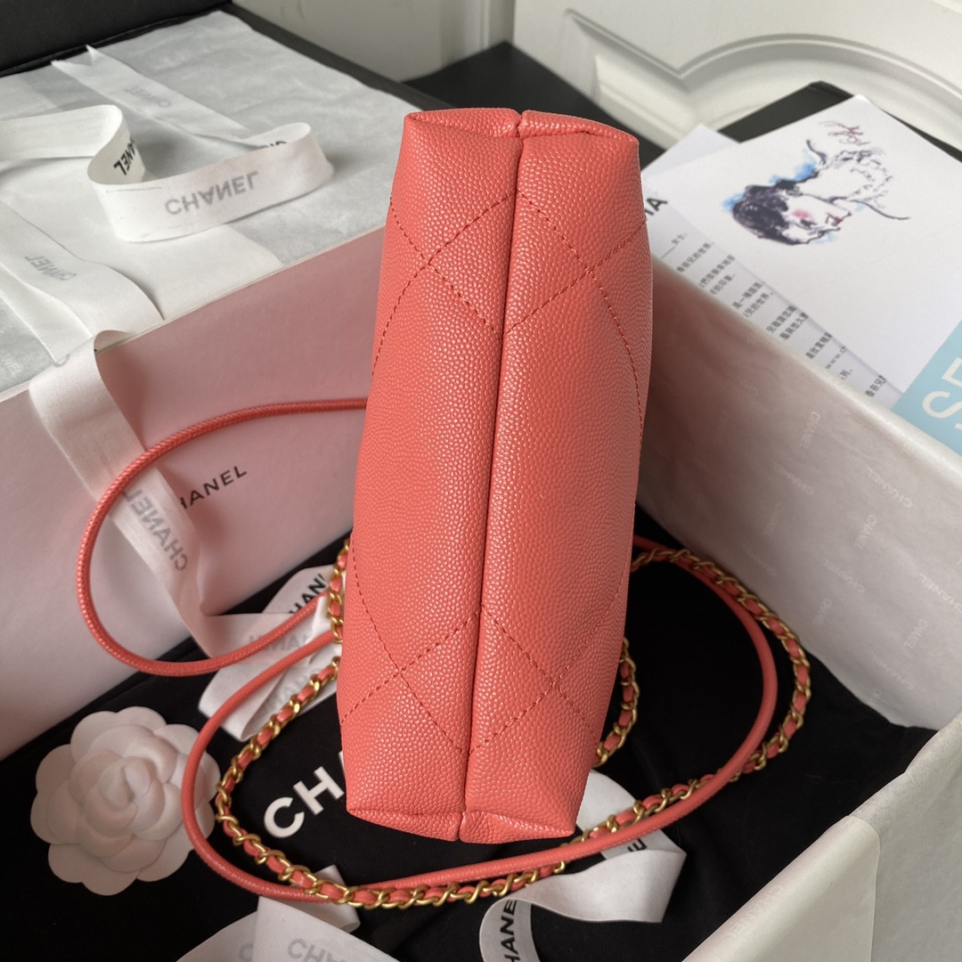 CHANEL 22 MINI HANDBAG GRAINED LEATHER RED 7.8 ¡Á 7.4 ¡Á 2.3 in - Image 10