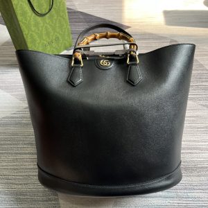 GUCCI DIANA LARGE TOTE BAG Black 40W x 34H x 21D CM
