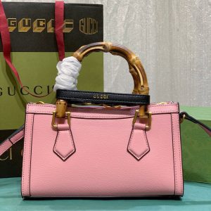 GUCCI DIANA SMALL SHOULDER BAG Pink 25W x 16H x 9D CM