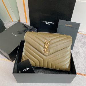 Alternative view of YSL LOULOU MEDIUM IN QUILTED LEATHER 12.5 X 8.6 X 3.5 INCHES