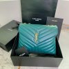YSL LOULOU MEDIUM BAG IN Y-QUILTED LEATHER BAG 12.5 X 8.6 X 4.7 INCHES - Loulou Handbags - YSL - Luxury Brands Bags