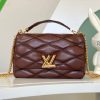 LOUIS VUITTON GO-14 GM red 12.2 x 7.7 x 4.3 inches