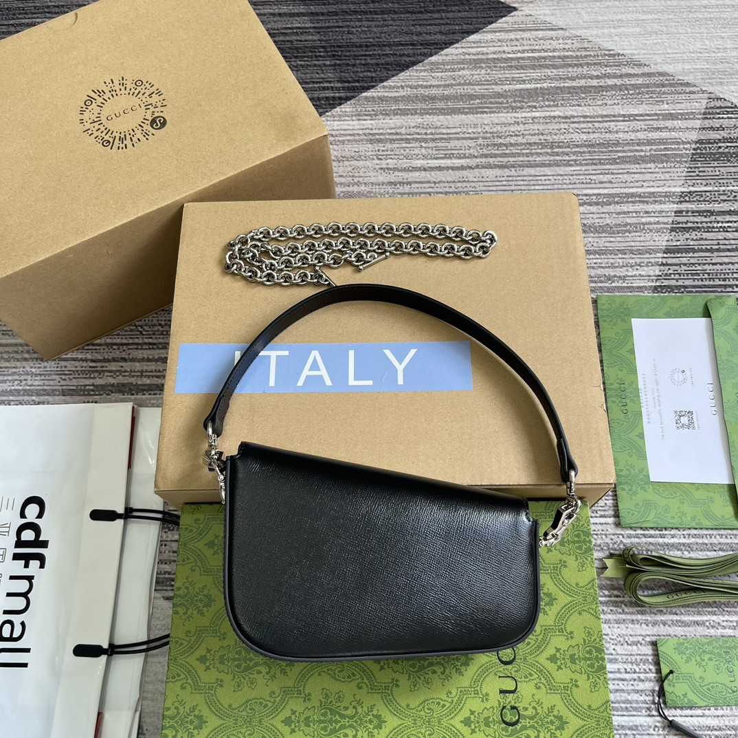 GUCCI HORSEBIT 1955 MINI SHOULDER BAG 7.7"W x 5-3.1"H x 2.4-1.2"D - Image 3