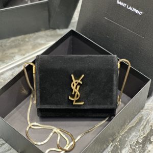 YSL KATE SMALL IN black 7.8 X 4.9 X 1.9 INCHES