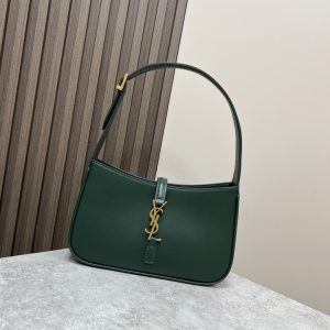 Alternative view of YSL LE 5 ¨¤ 7 IN SMOOTH LEATHER VERT FONCE 9 X 6.3 X 2.5 INCHES