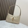 YSL LE 5 ¨¤ 7 IN SMOOTH LAMBSKIN white 9 X 6.3 X 2.5 INCHES