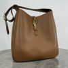 YSL LE 5 ¨¤ 7 SUPPLE LARGE IN SMOOTH LEATHER DUSTY GREY 11.8" X 11" X 4.3"