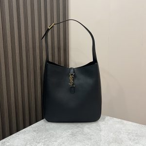 YSL LE 5 ¨¤ 7 SUPPLE LARGE IN SMOOTH LEATHER BLACK 11.8" X 11" X 4.3"