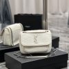 YSL NIKI MEDIUM IN WHITE 11 X 7.8 X 3.3 INCHES