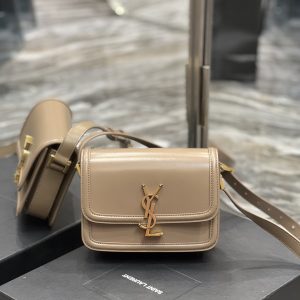 Alternative view of YSL SOLFERINO SMALL SATCHEL IN BOX SAINT LAURENT PINK 7.4 X 5.1 X 1.9 INCHES