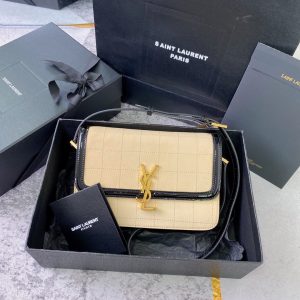 Alternative view of YSL SOLFERINO MEDIUM SATCHEL IN BOX SAINT LAURENT 9.1 X 6.3 X 2.4 INCHES