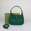 GUCCI JACKIE SMALL SHOULDER BAG Green 10.8"W x 7.5"H x 1.6"D