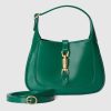 GUCCI JACKIE 1961 MINI SHOULDER BAG Green 7.5"W x 5.1"H x 1.2"D