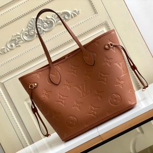 LV M46135 Neverfull MM 12.6 x 11.4 x 6.7 inches Without Box