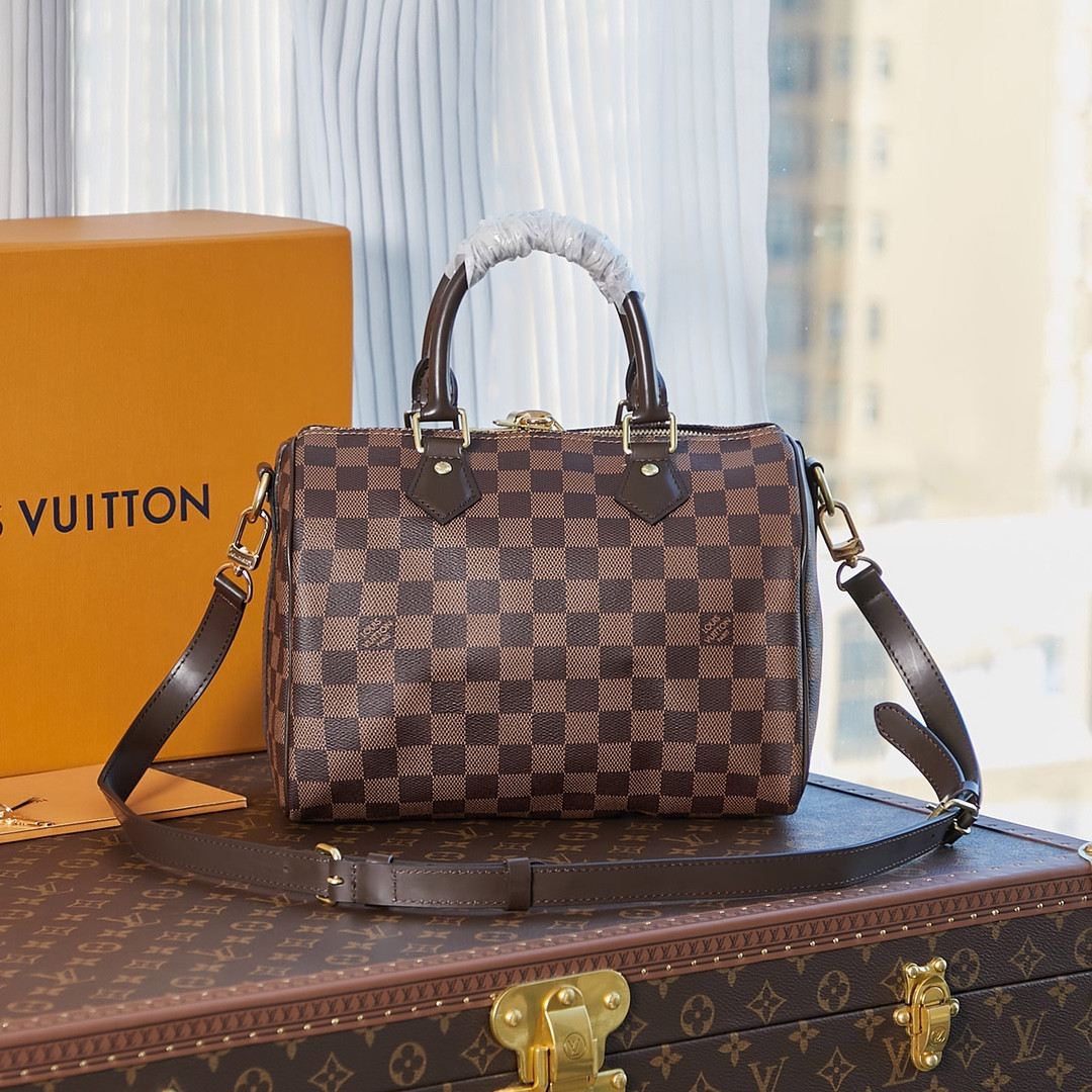 Alternative view of LV N41368 Speedy Bandouli¨¨re 25 9.8 x 7.5 x 5.9 inches