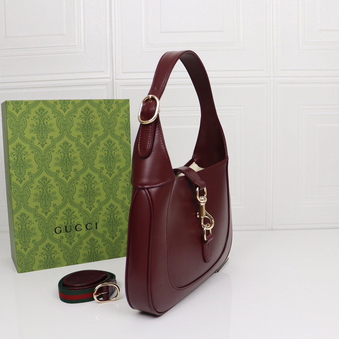 GUCCI JACKIE SMALL SHOULDER BAG 10.8"W x 7.5"H x 1.6"D - Image 4