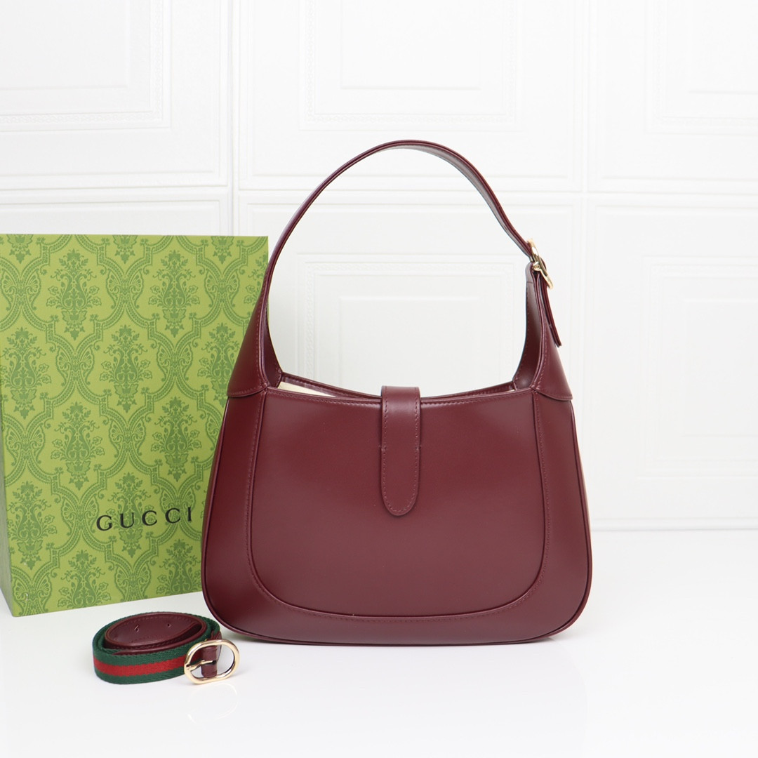 GUCCI JACKIE SMALL SHOULDER BAG 10.8"W x 7.5"H x 1.6"D - Image 5