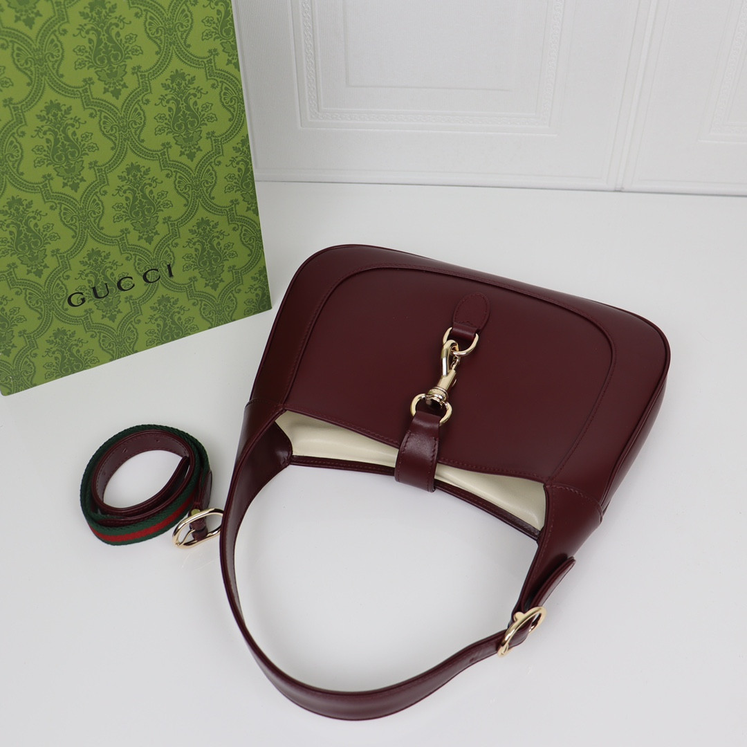 GUCCI JACKIE SMALL SHOULDER BAG 10.8"W x 7.5"H x 1.6"D - Image 6