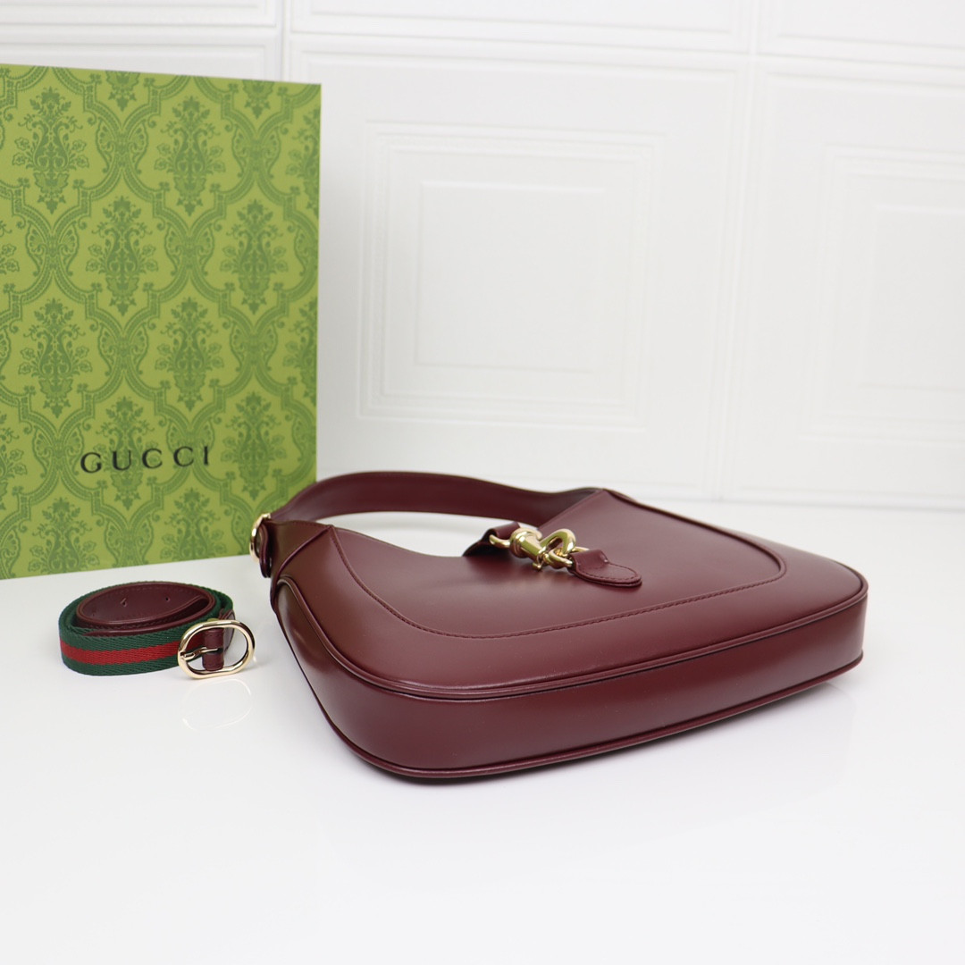GUCCI JACKIE SMALL SHOULDER BAG 10.8"W x 7.5"H x 1.6"D - Image 7