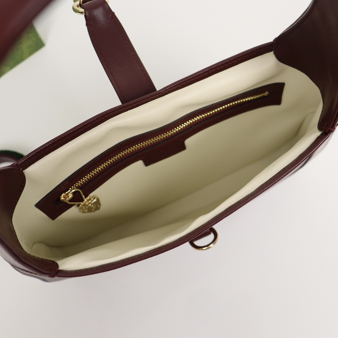 GUCCI JACKIE SMALL SHOULDER BAG 10.8"W x 7.5"H x 1.6"D - Image 8