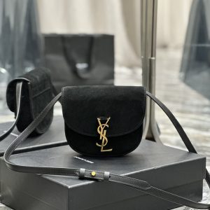 Alternative view of YSL KAIA SMALL SATCHEL IN SMOOTH LEATHER  7.2 X 6.1 X 2.1 INCHES
