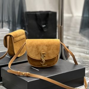 Alternative view of YSL KAIA SMALL SATCHEL IN SMOOTH LEATHER 7.2 X 6.1 X 2.1 INCHES