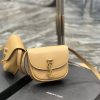 YSL KAIA SMALL SATCHEL IN SMOOTH LEATHER 15x14x4.5cm