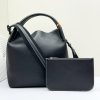 Loro Piana Large Bale Bag Smooth Calfskin 24 x 20 x 27 cm