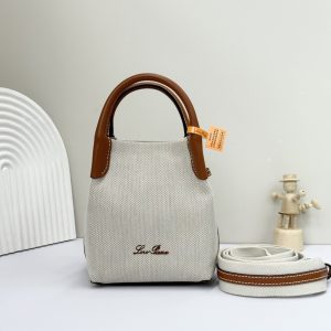Alternative view of Loro Piana Micro Bale bag  Cotton, Linen 23 x 16 x 14 cm