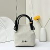 Loro Piana Micro Bale Bag Cotton, Linen 23 x 16 x 14 cm