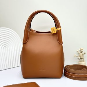 Alternative view of Loro Piana Small Bale Bag Smooth Calfskin 17 x 17 x 21 cm
