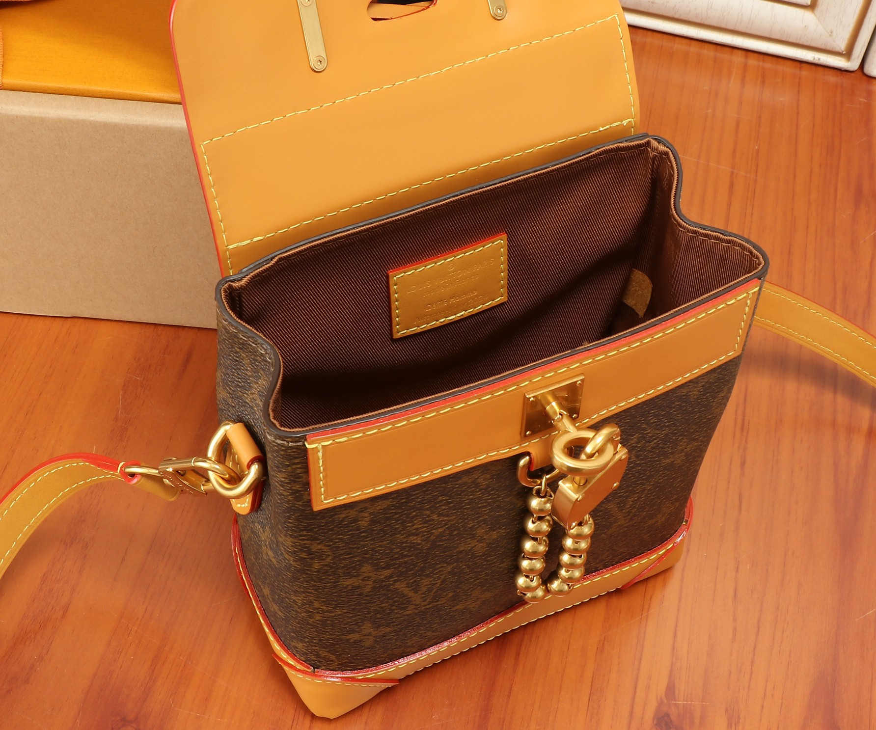 LV Steamer 15 Marque D¨¦pos¨¦e M11630 16.5x20x8.5CM - Image 7