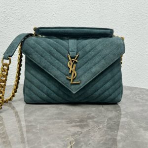 Alternative view of YSL LOULOU QUILTED SUEDE 23x17x9cm