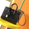 YSL SAC DE JOUR IN CROCODILE EMBOSSED LEATHER - NANO 22x18x10.5cm