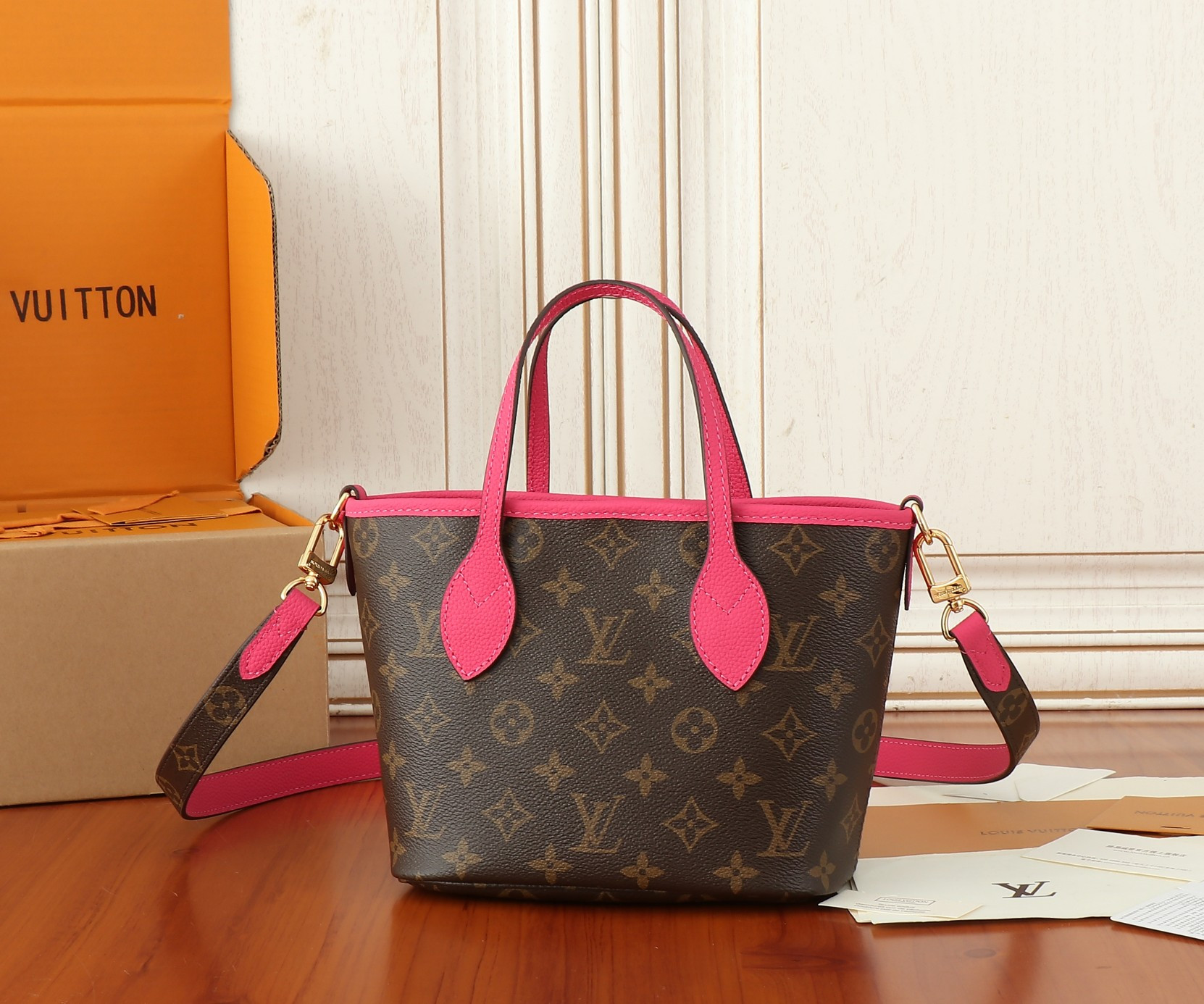 LV Neverfull Bandouli¨¨re Inside Out BB M12106 24x14x9cm - Image 6